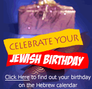 Celebrate your Jewish Birthday